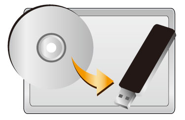 CDからUSBメモリへMP3録音可能